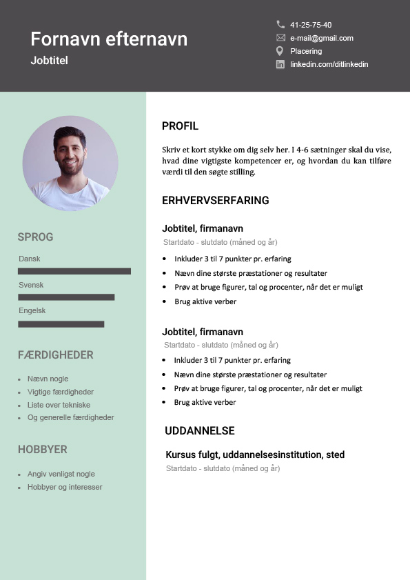 Succesvolle Simple CV skabeloner Succesvolle Simple CV skabeloner