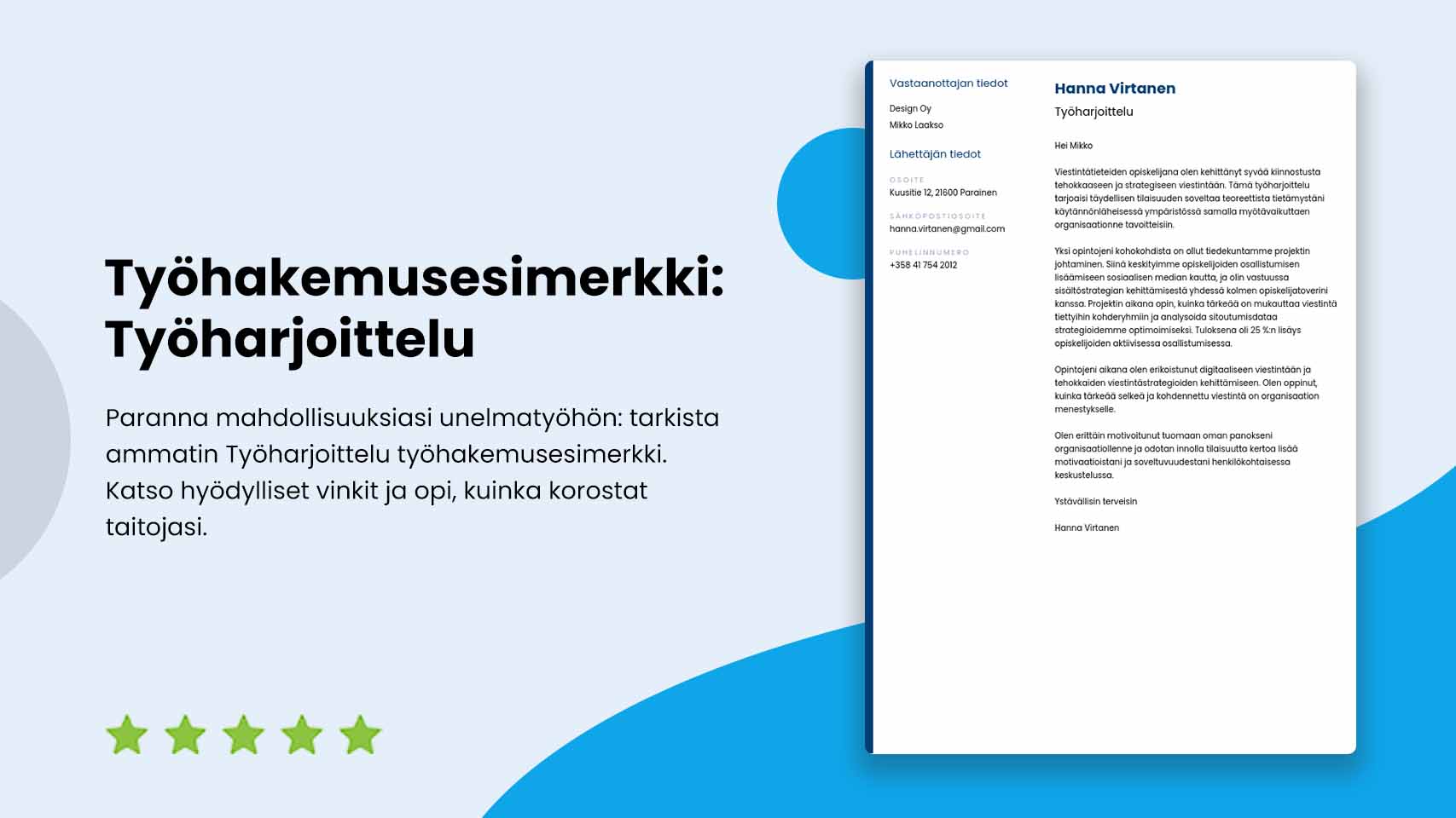 Ty hakemusesimerkki Ty harjoittelu Opas Ja Vinkit 2024 Ty hakemusesimerkki Ty harjoittelu Opas Ja Vinkit 2024